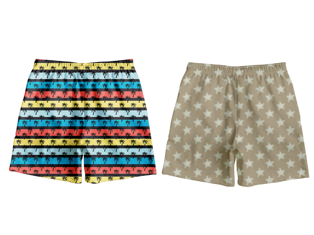 Beach Men Print Pattern Short Pant Designs and Mockups Upwork