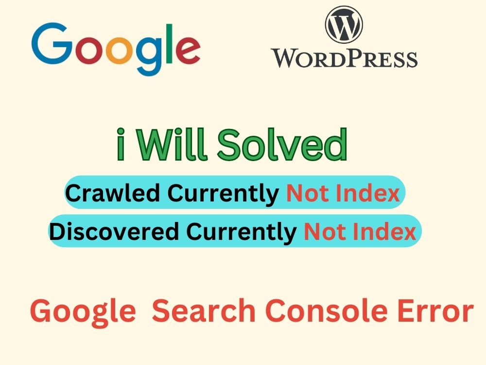 Solution and index discovered and crawled currently not index pages