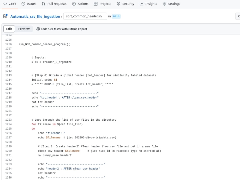 Automatic csv file ingestion: sorting of files by header, upload to ...