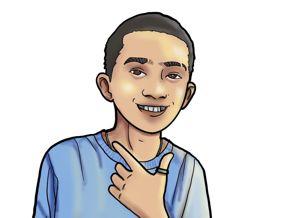 A creative digital illustration. Upwork