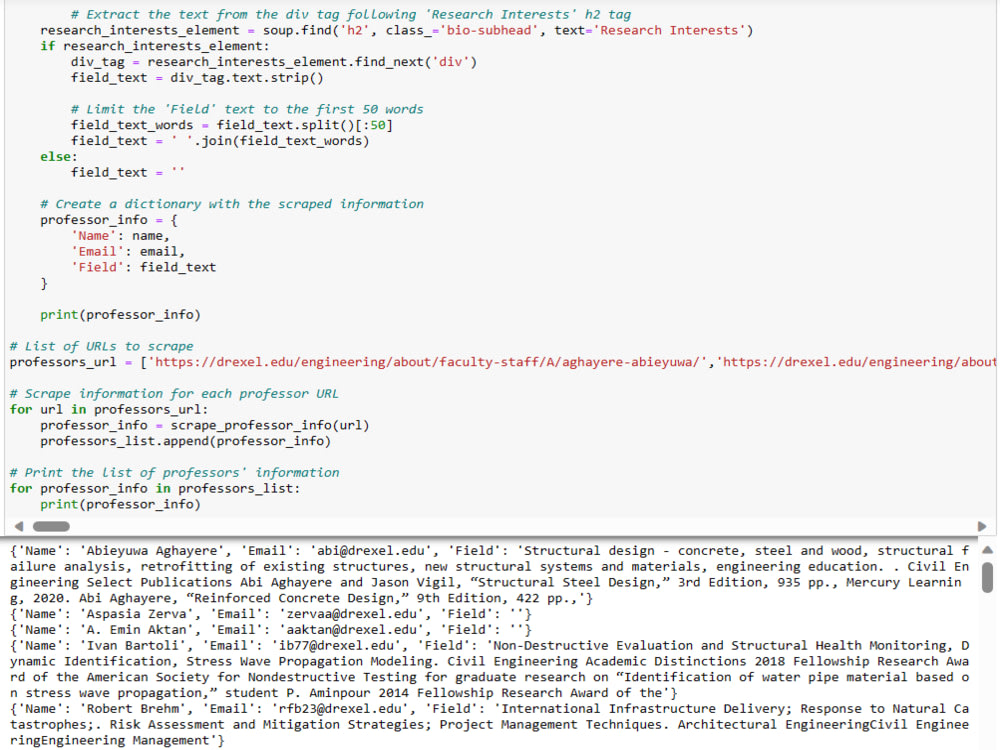 Real LIfe Data Science Project-Create a Database of Professors of USA ...