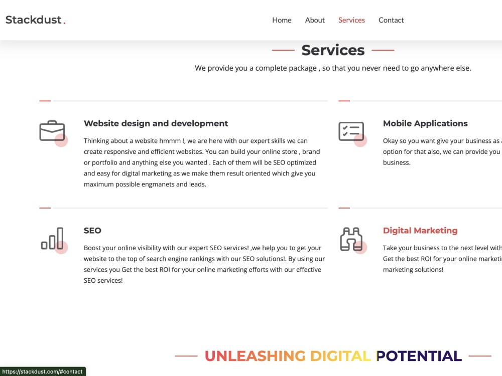 A fantastic and responsive website for IT company | Upwork