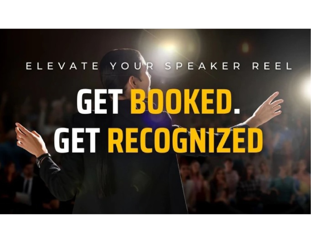 An industry standard speaker reel, sizzle reel editing Upwork