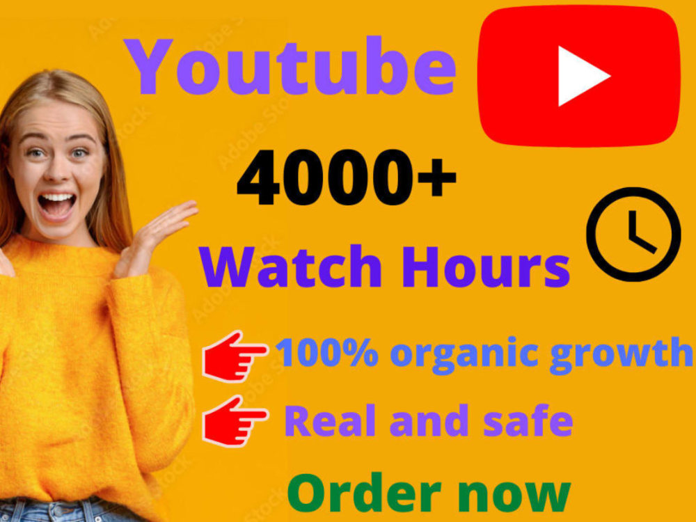 4000 watch time Hours Upwork