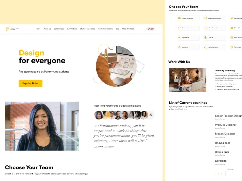 Design UX UI for your company website | Upwork