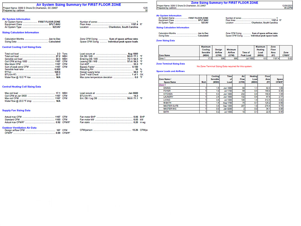 HVAC Loads Calculations and duct design HVAC System Design Upwork