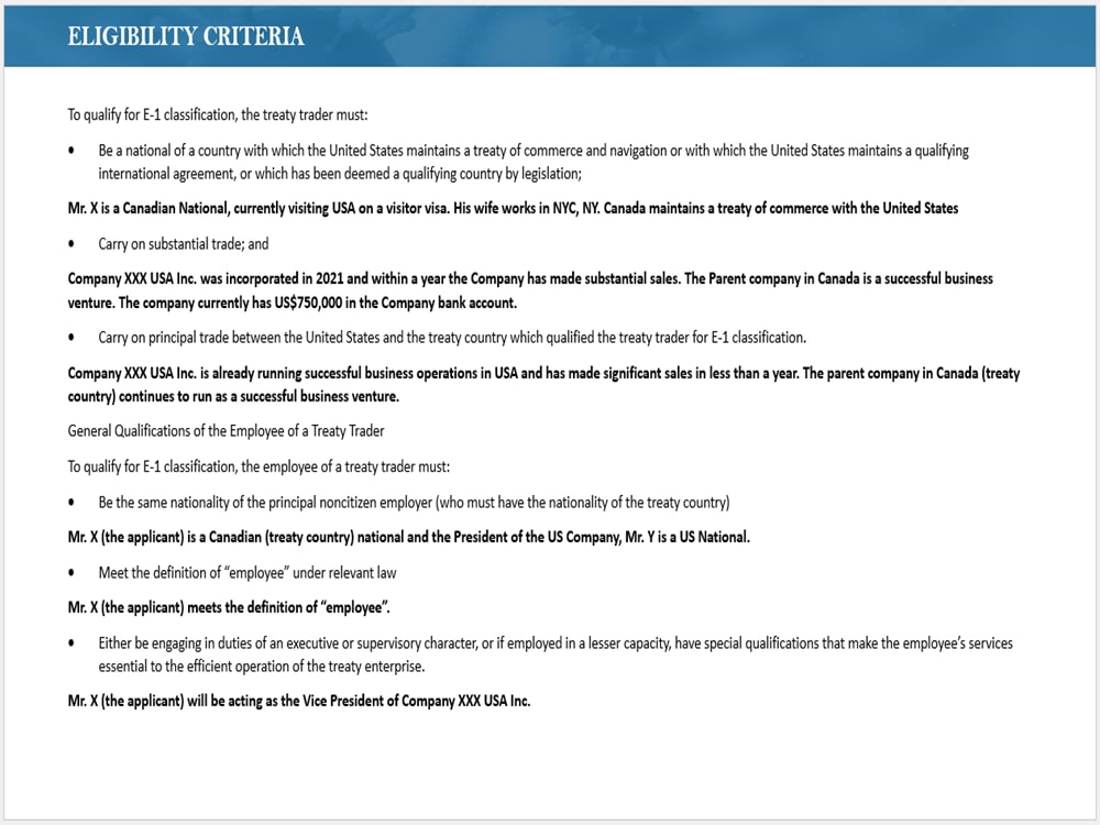 uscis business plan requirements