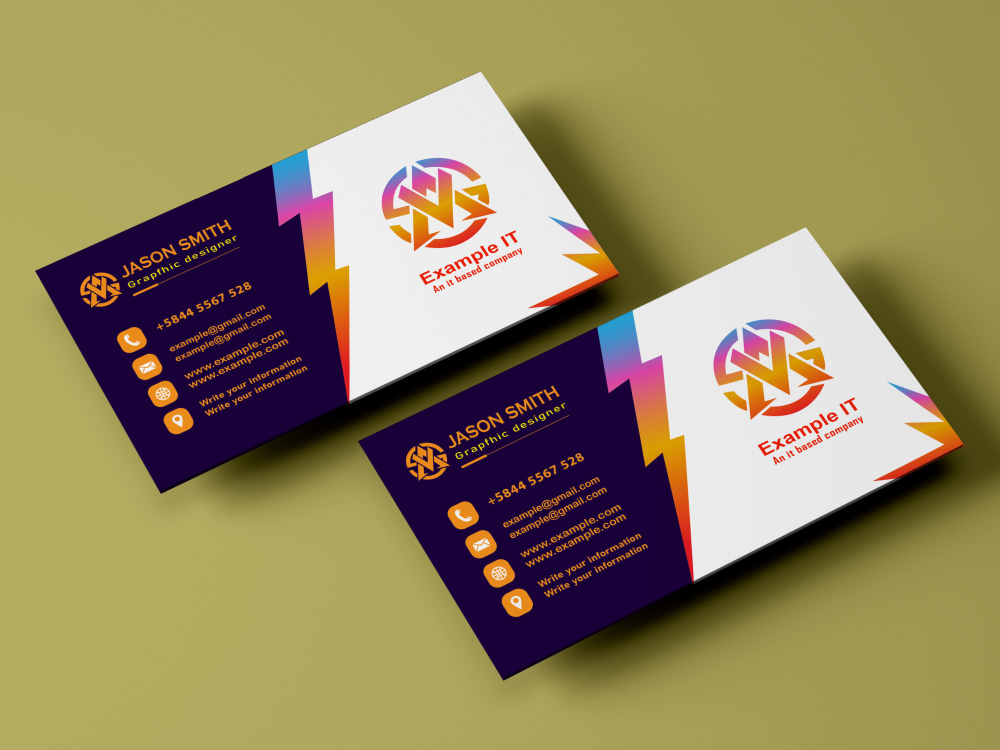 Design unique minimalist business cards in 24 hours Upwork
