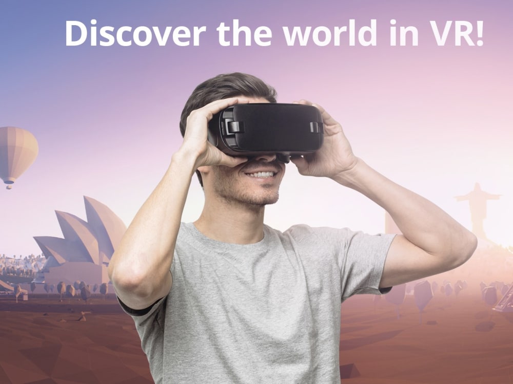 A virtual reality tourism app Upwork