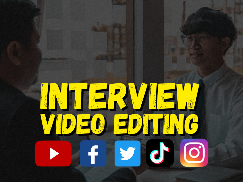 Professional Interview Video Editing Upwork
