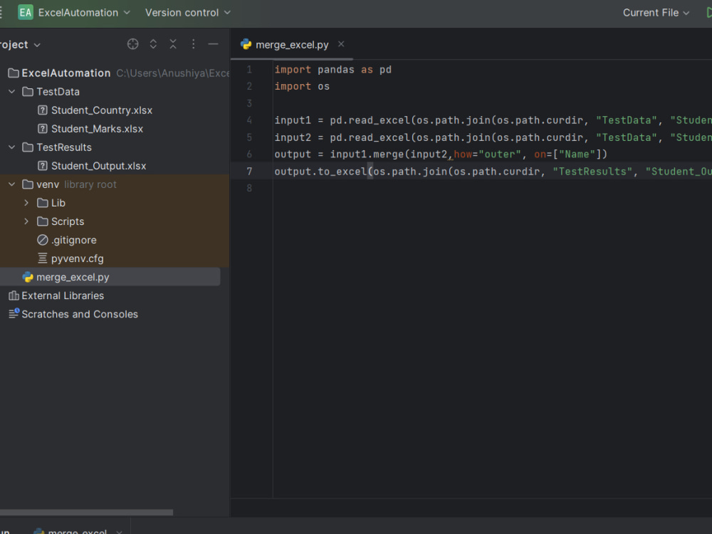Excel operations automated using Python and Pandas | Upwork
