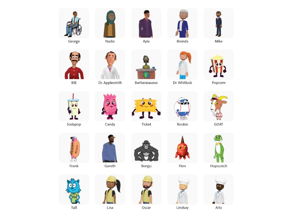 An animated 2D character talking from your Voice or your script | Upwork