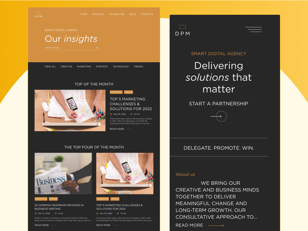 Professional UX/UI design for your Landing Page or Web site | Upwork