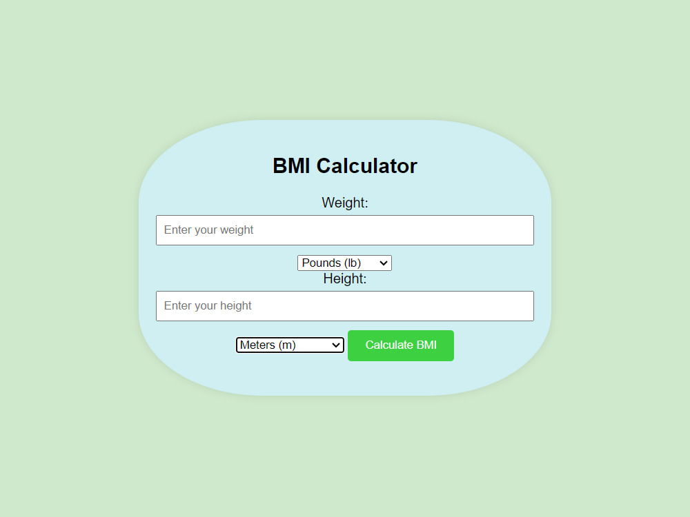 BMI Calculator basic coding file | Upwork