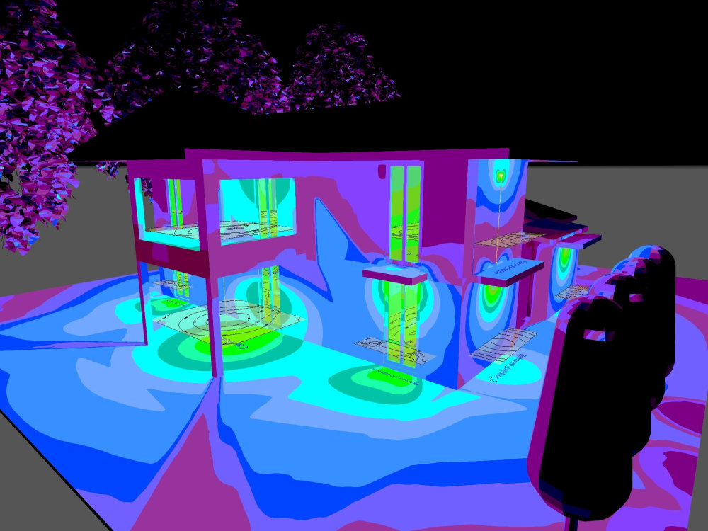 A Lighting design Simulation report for a given lighting layout Upwork