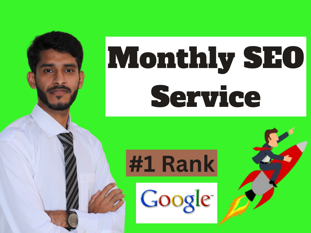 Rank your website first page of google, monthly seo service to rank Top ...