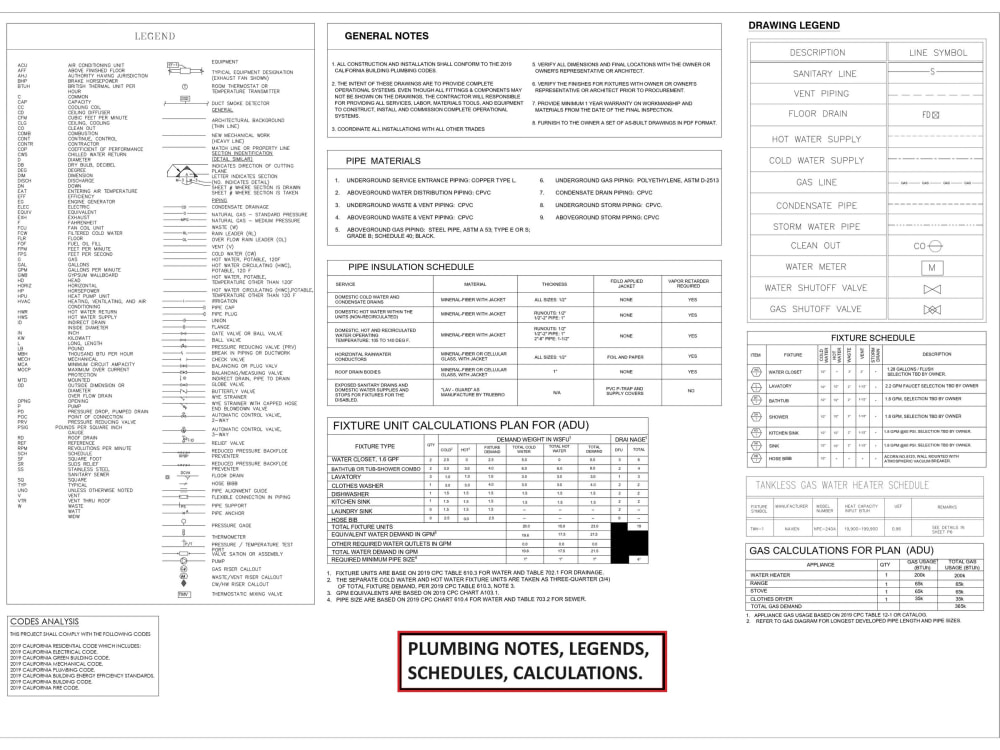 Electrical, Mechanical (HVAC), Plumbing system design. Full MEP permit