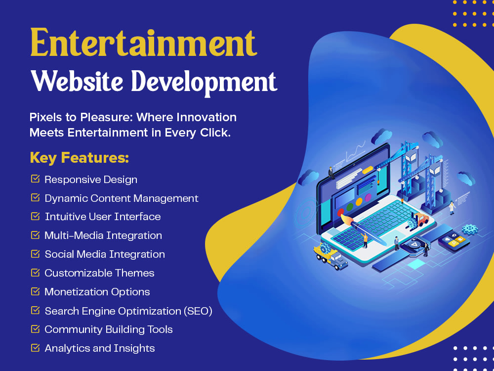 Entertainment Development Example Entertainment Website Development for Ultimate User Experience | Upwork