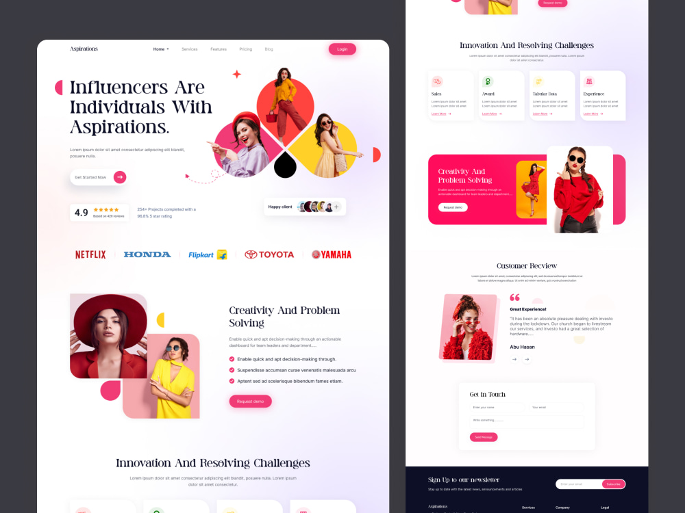 Figma website, website ui, website ui ux design or figma design website ...