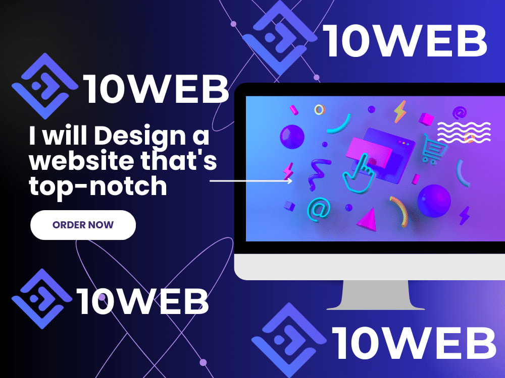 A design and customized website on 10web using 10web ai website builder ...