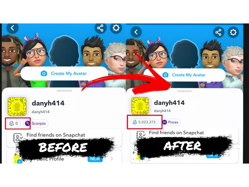 20000 snapscore to your snapchat account Upwork