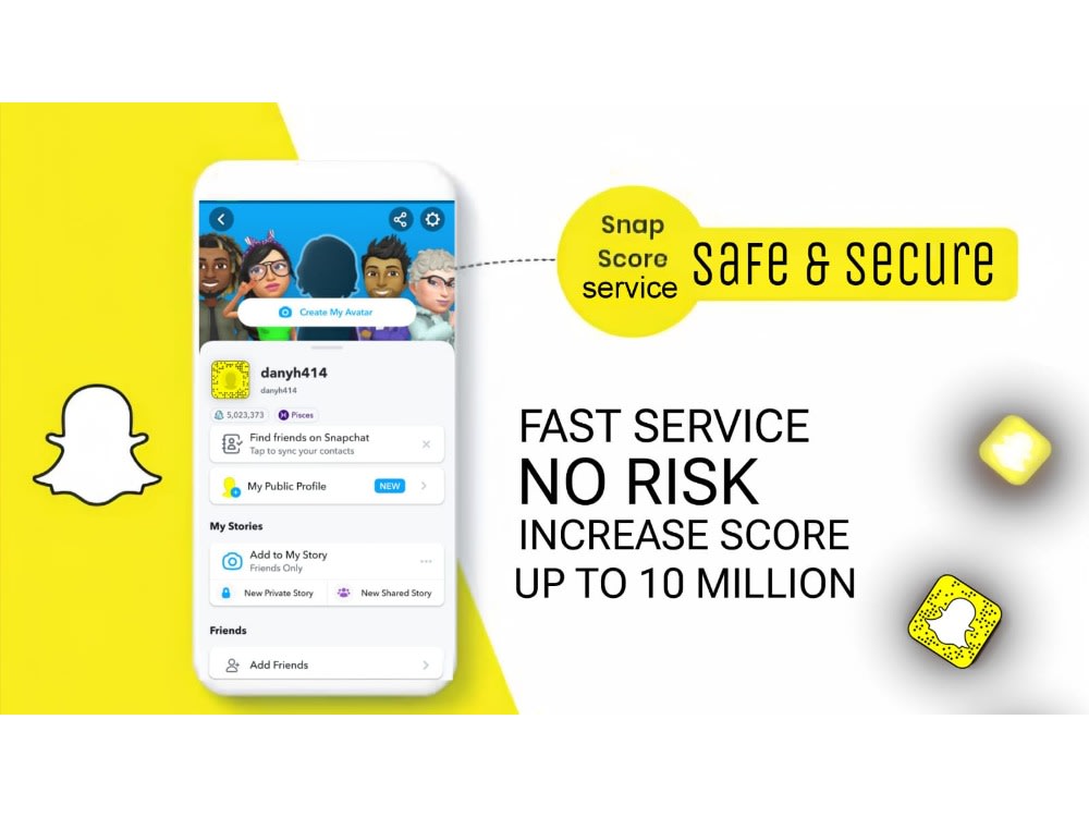 20000 snapscore to your snapchat account Upwork