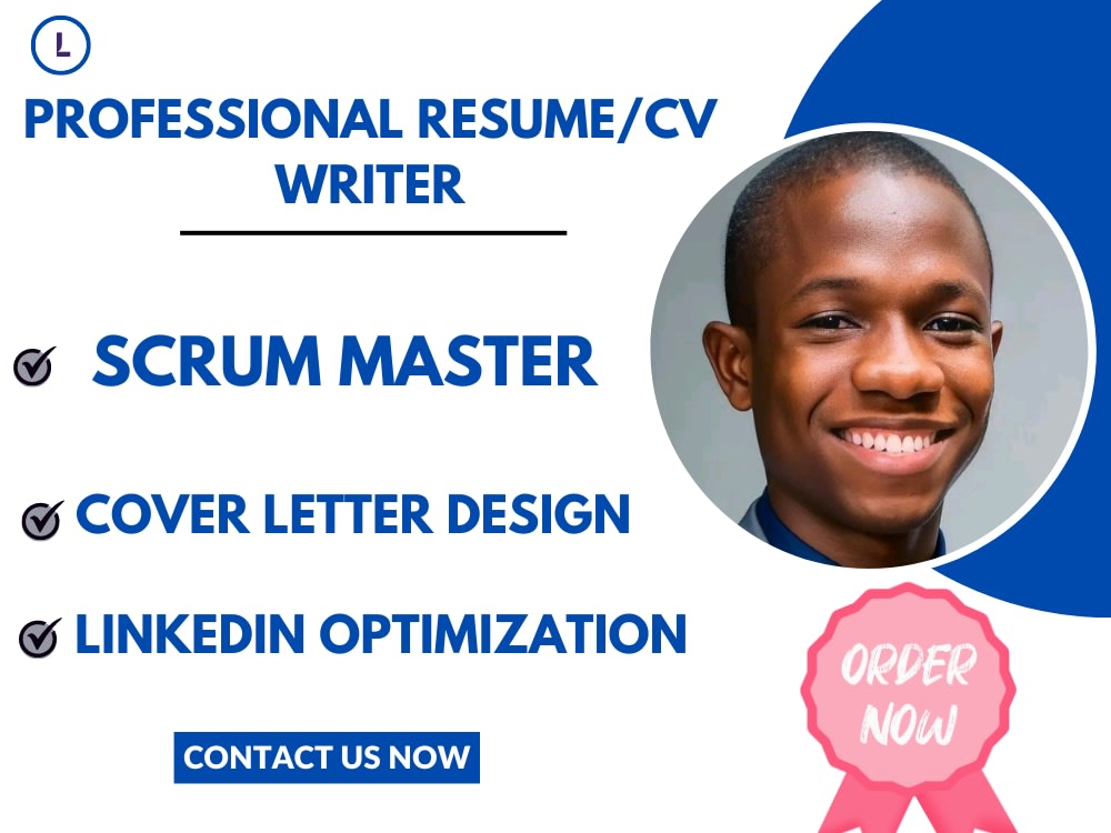 I will write a professional scrum master, project management resume