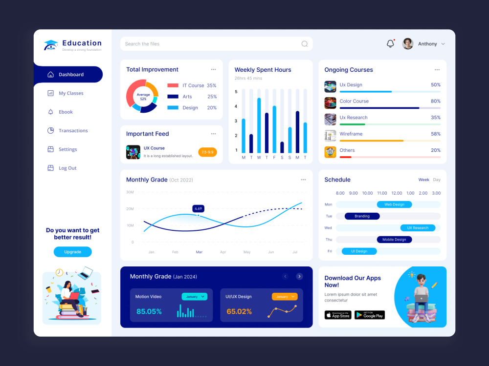 Figma website design, ui ux design, website ui design, figma design ...