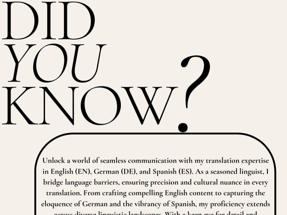 ES QUE TRANSLATION visual data 2