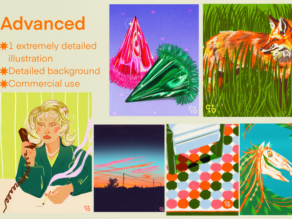 A fantastic illustration that will brighten up any project | Upwork