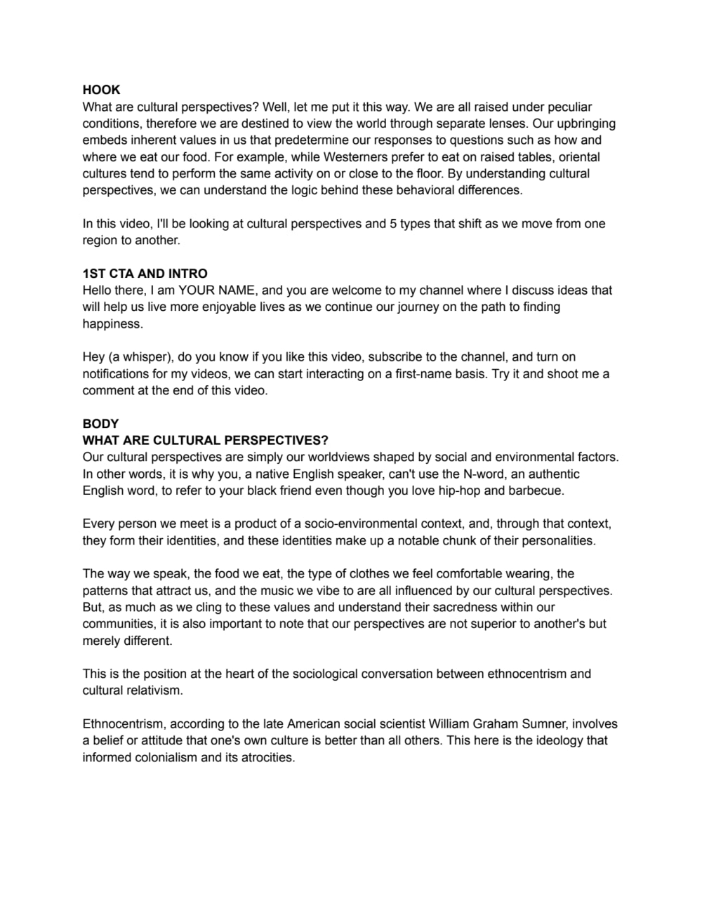 Engaging, high-quality scripts for your YouTube videos. | Upwork