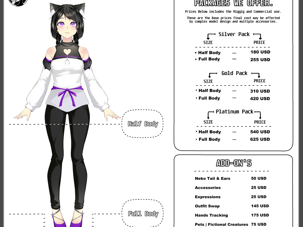 Live2d Vtuber Model Commission with Advance Rigging Upwork