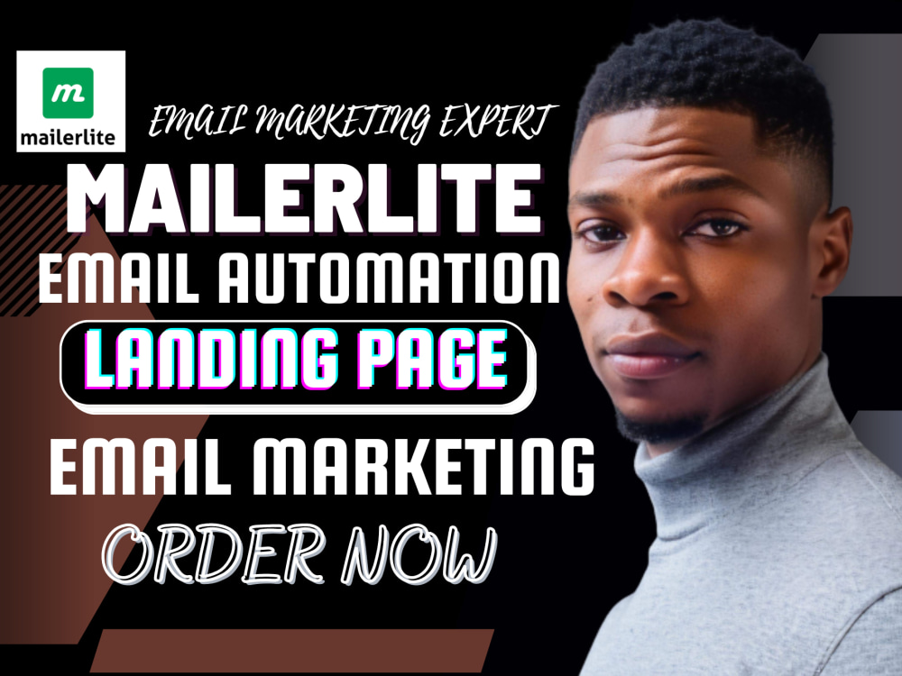 Mailerlite email automation, mailerlite landing page, sales funnel Upwork