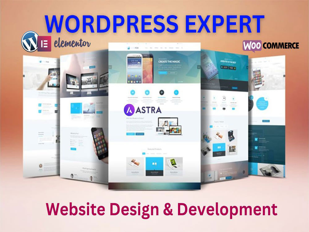 A modern WordPress website and landing page with elementor pro | Upwork