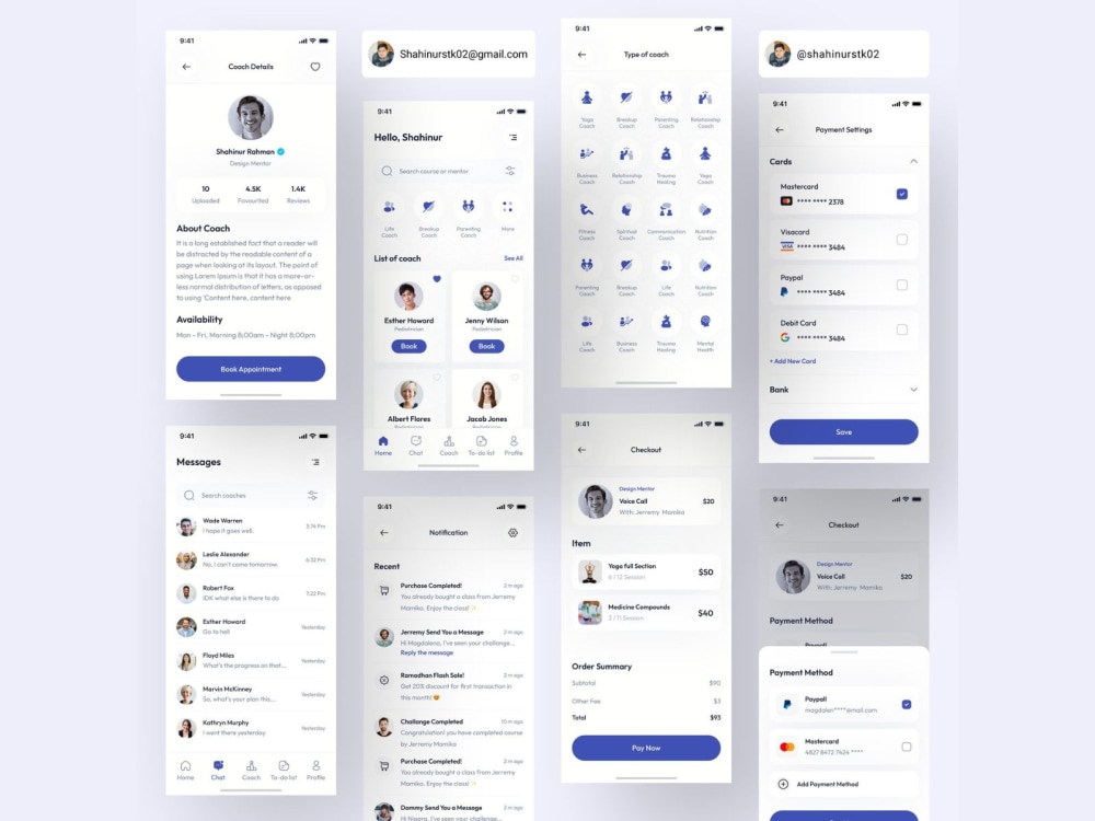 App UI UX design or mobile app UI UX design in figma | Upwork