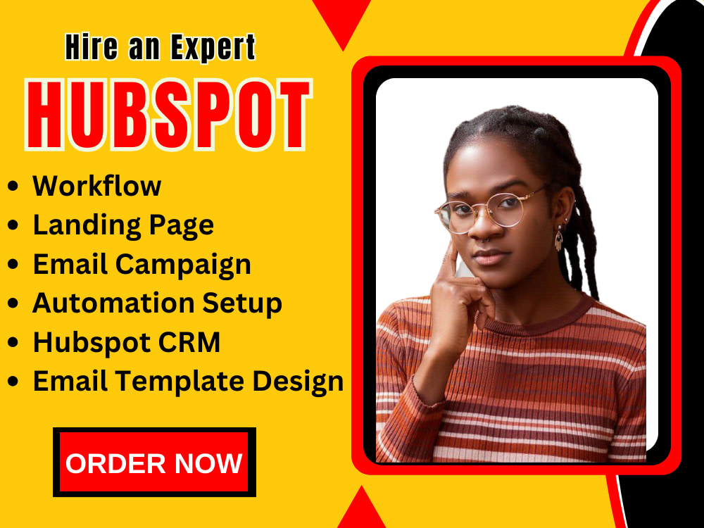Hubspot CRM Hubspot landing page, Hubspot Email Template, Sales automation Upwork