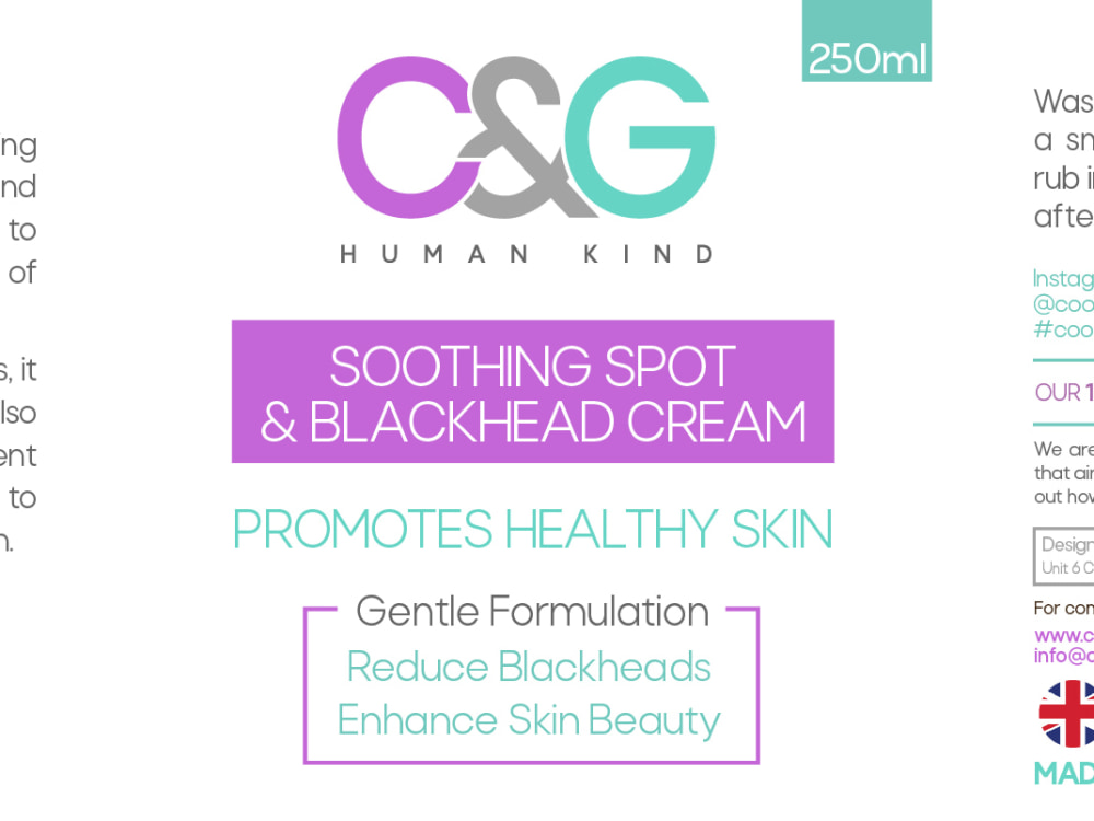 Minimalistic Skin Care Product Label Design Upwork