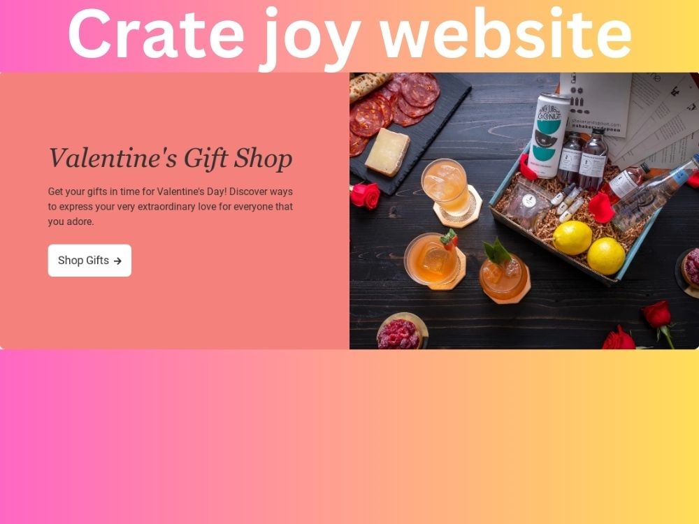 Crate joy and subbly Subscription box website design Upwork