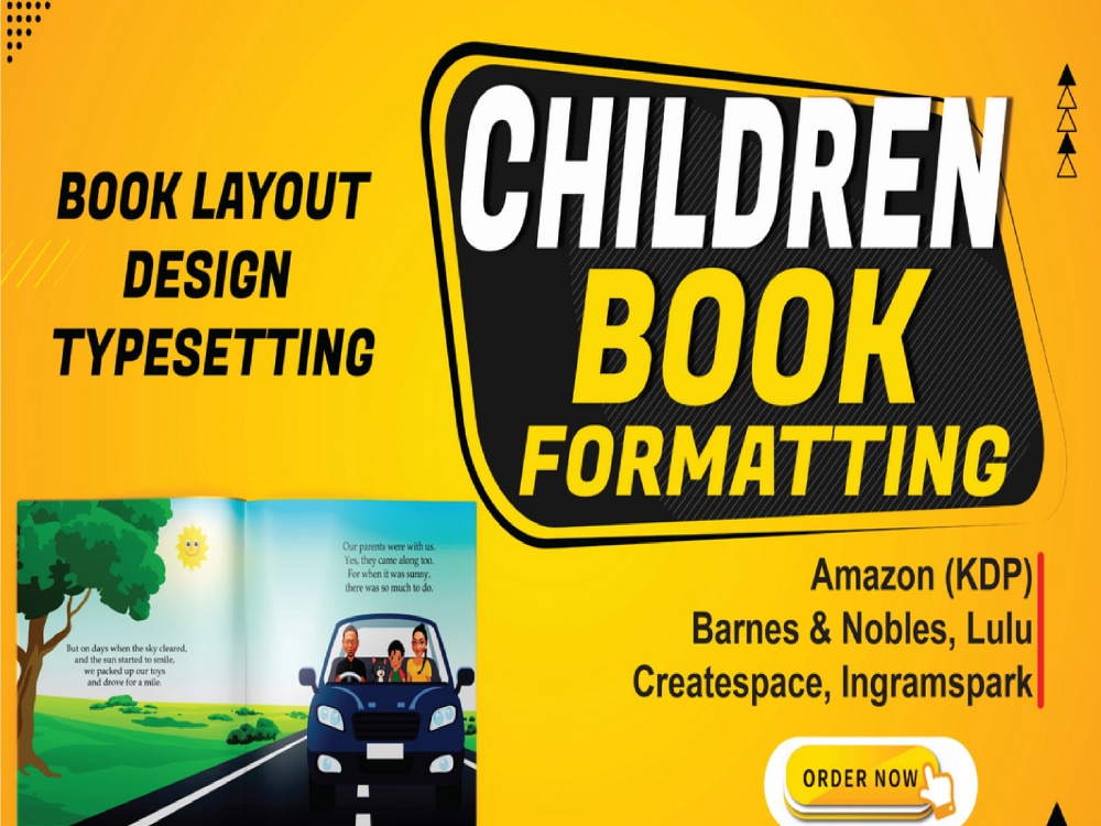 Kids book formatting for KDP and Ingram spark Upwork