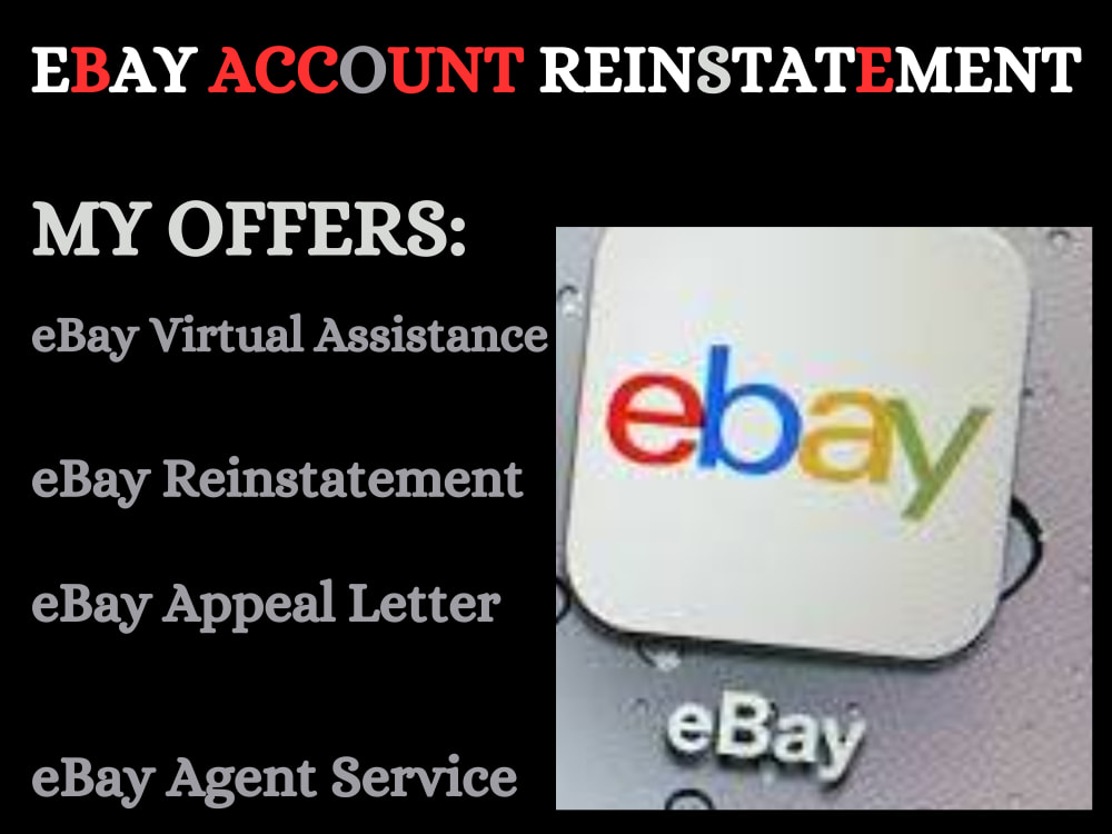Appeal letter to reinstate your suspended eBay account Upwork