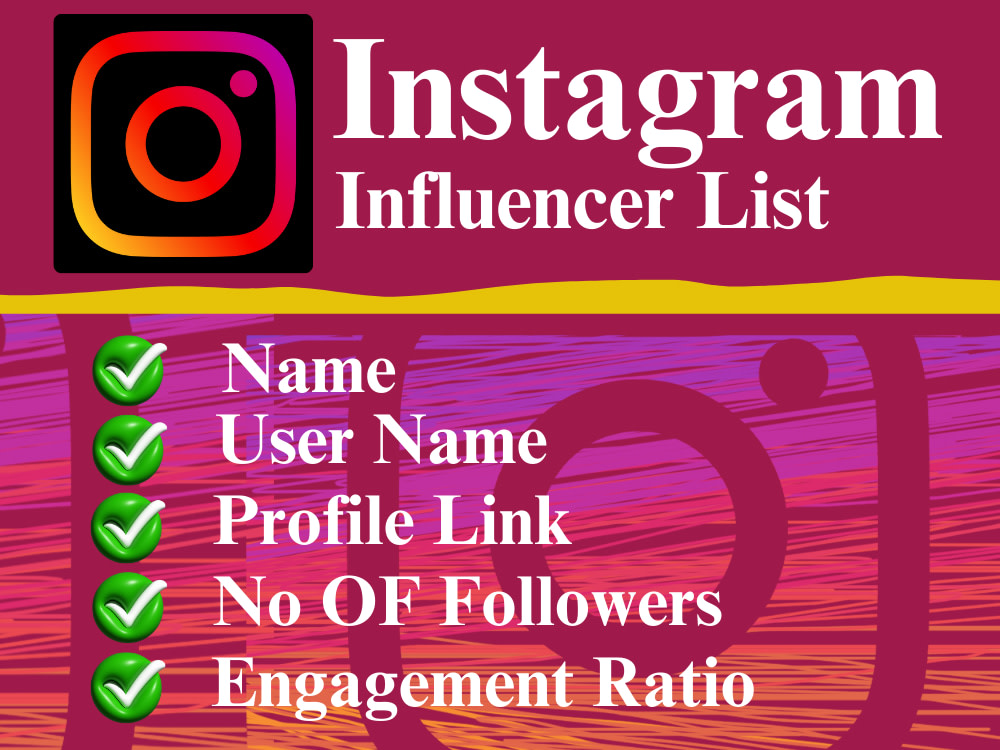 The best Social Media Influencers List For Influencer Marketing. | Upwork