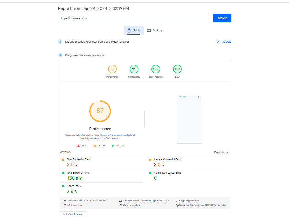 Core  Vitals Issues (LCP,INP,CLS) Passed in Google PageSpeed