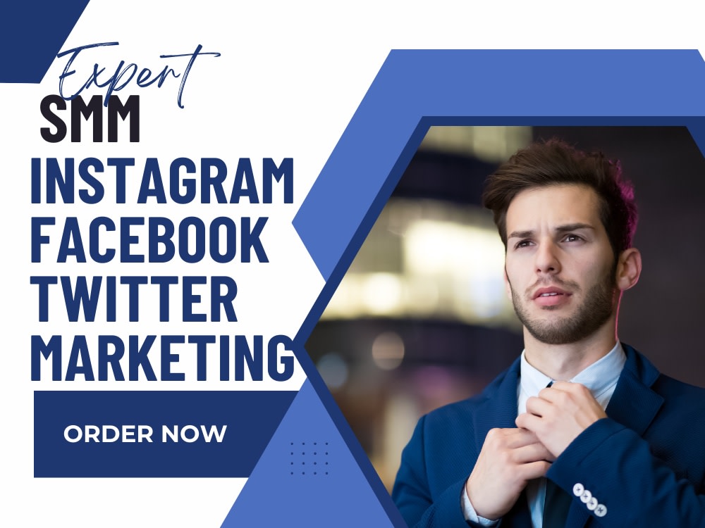 Social media marketing management for 1 month IG FB Twitter