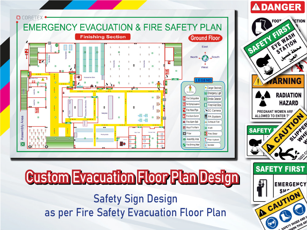 Safety Signage Design for industries or Workplace Upwork