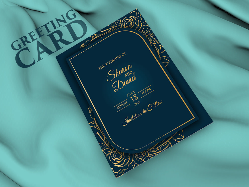 An eyecatching Greeting Card Graphic Design Greeting Card Design