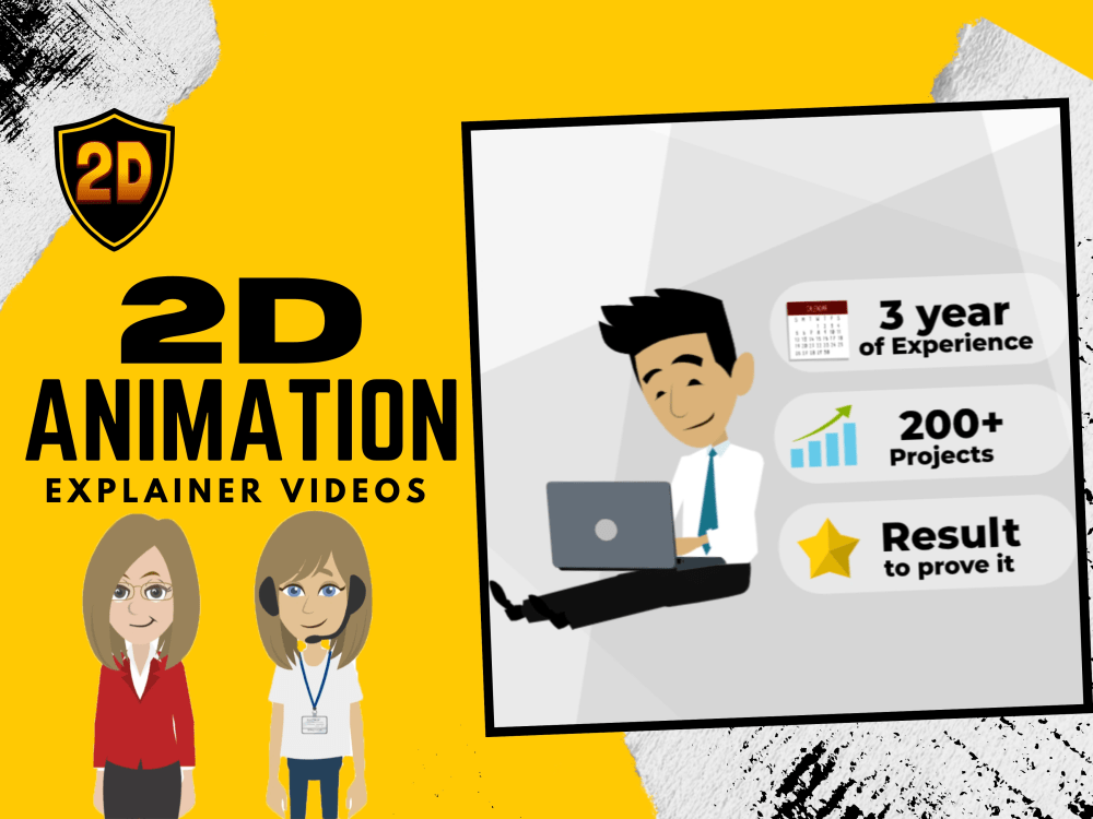 2d animation or whiteboard video using Vyond, Toonly, Doodly, Animaker