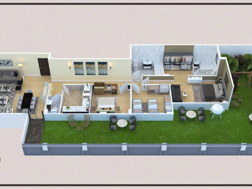 A 3d plans for your 2d design plans | Upwork