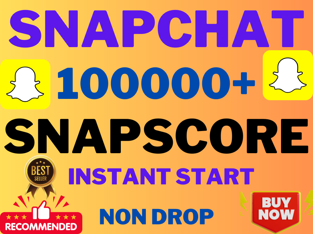 100000 snapscore to your snapchat account Upwork