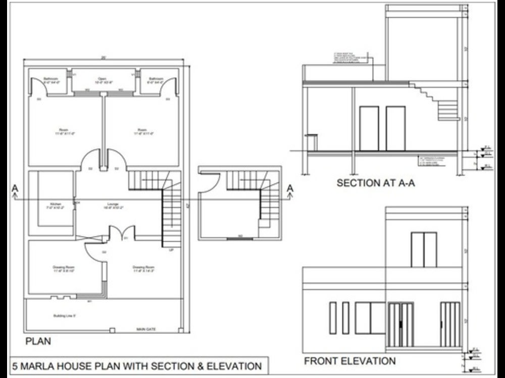 House Plan Elevation And Section Drawings Pdf Free - Infoupdate.org