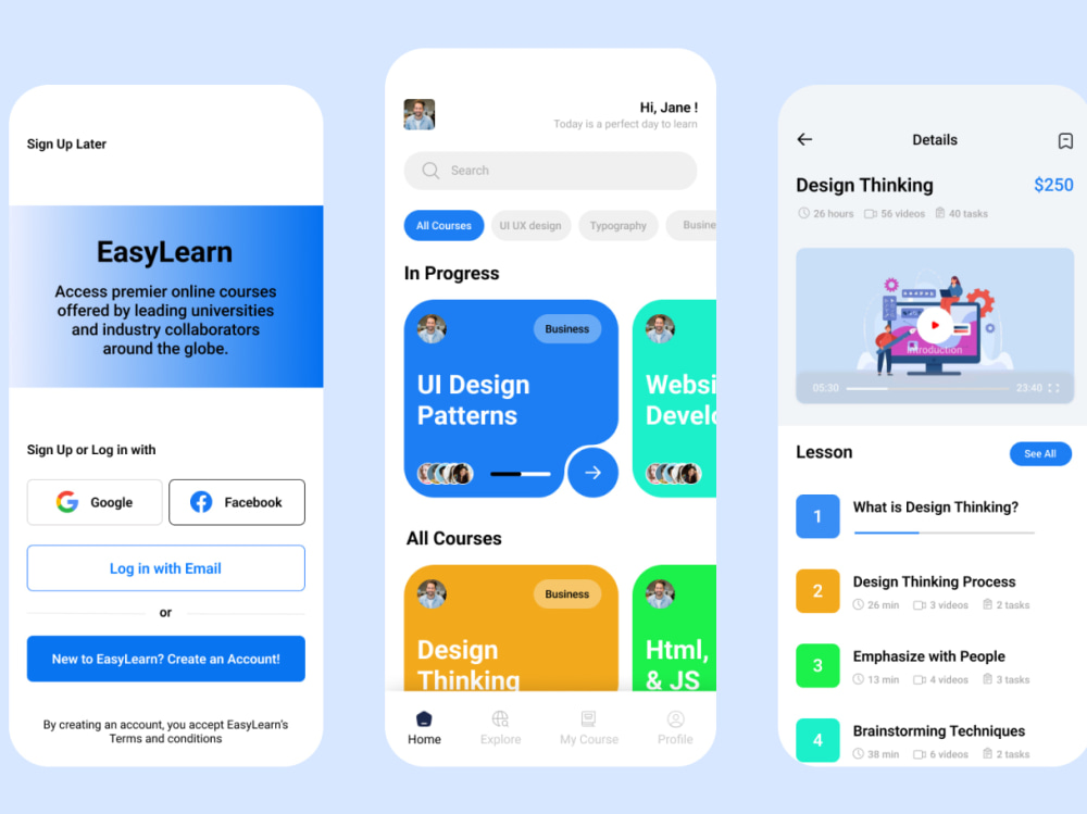 Stunning Mobile App UI UX designer | Mobile App UI | UI UX with Figma ...